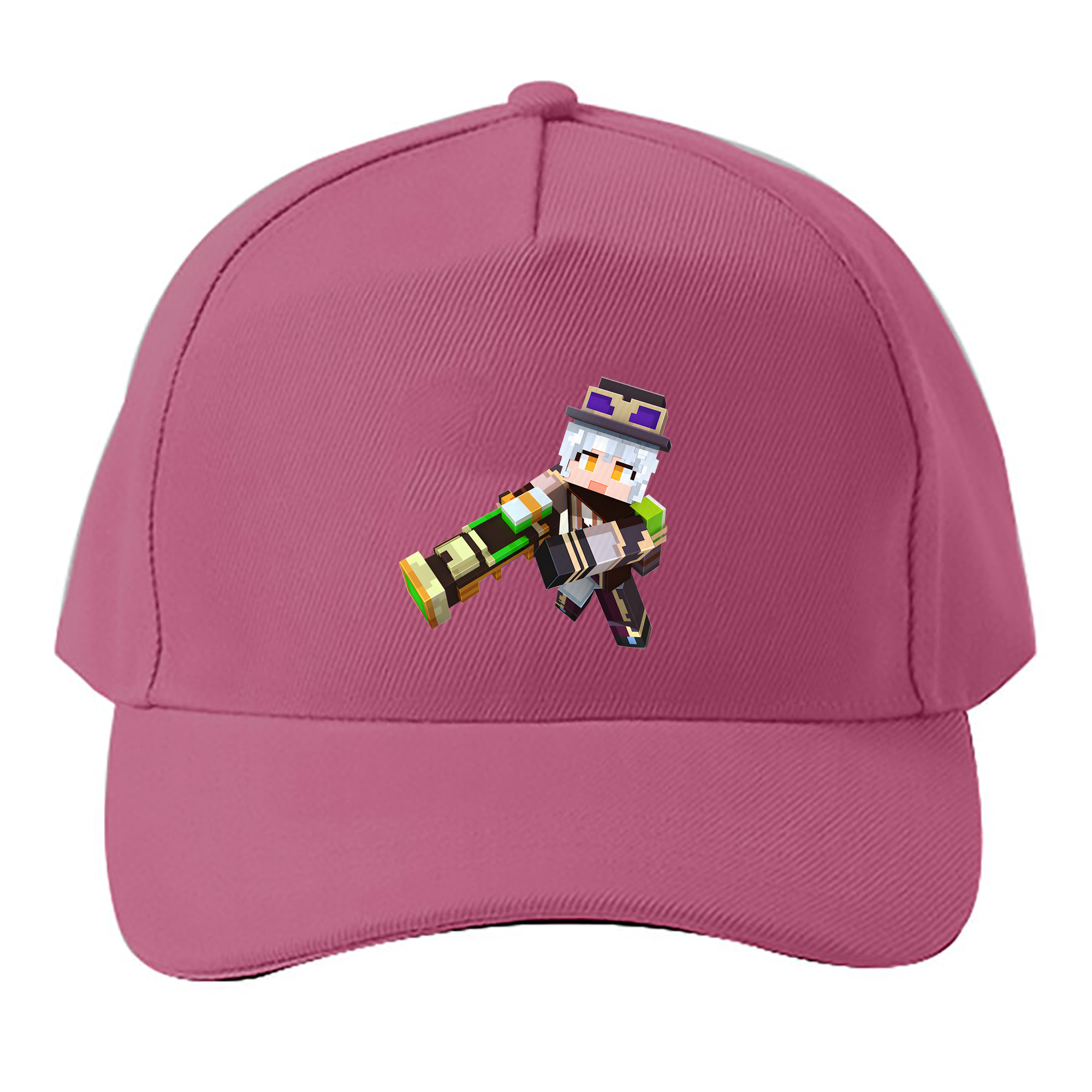 （画像用） マインクラフト ブロックの世界 Minecraft MC Block world ベースボールキャップ 綿100％ 男女兼用 帽子 スポーツ